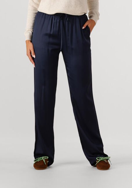 Dunkelblau RESORT FINEST Weite Hose SATIN PANTS - large