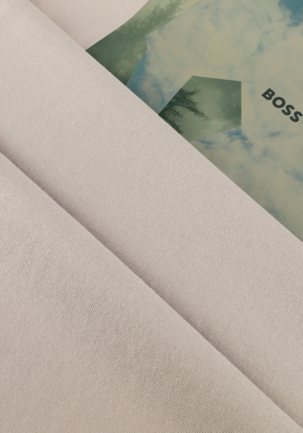 Sand BOSS ORANGE T-shirt TE_COVER - large