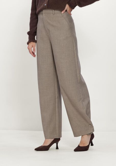 Graue RUBY TUESDAY Blusen CLENDIS TAPPERED BUTTON DETAIL PANTS - large