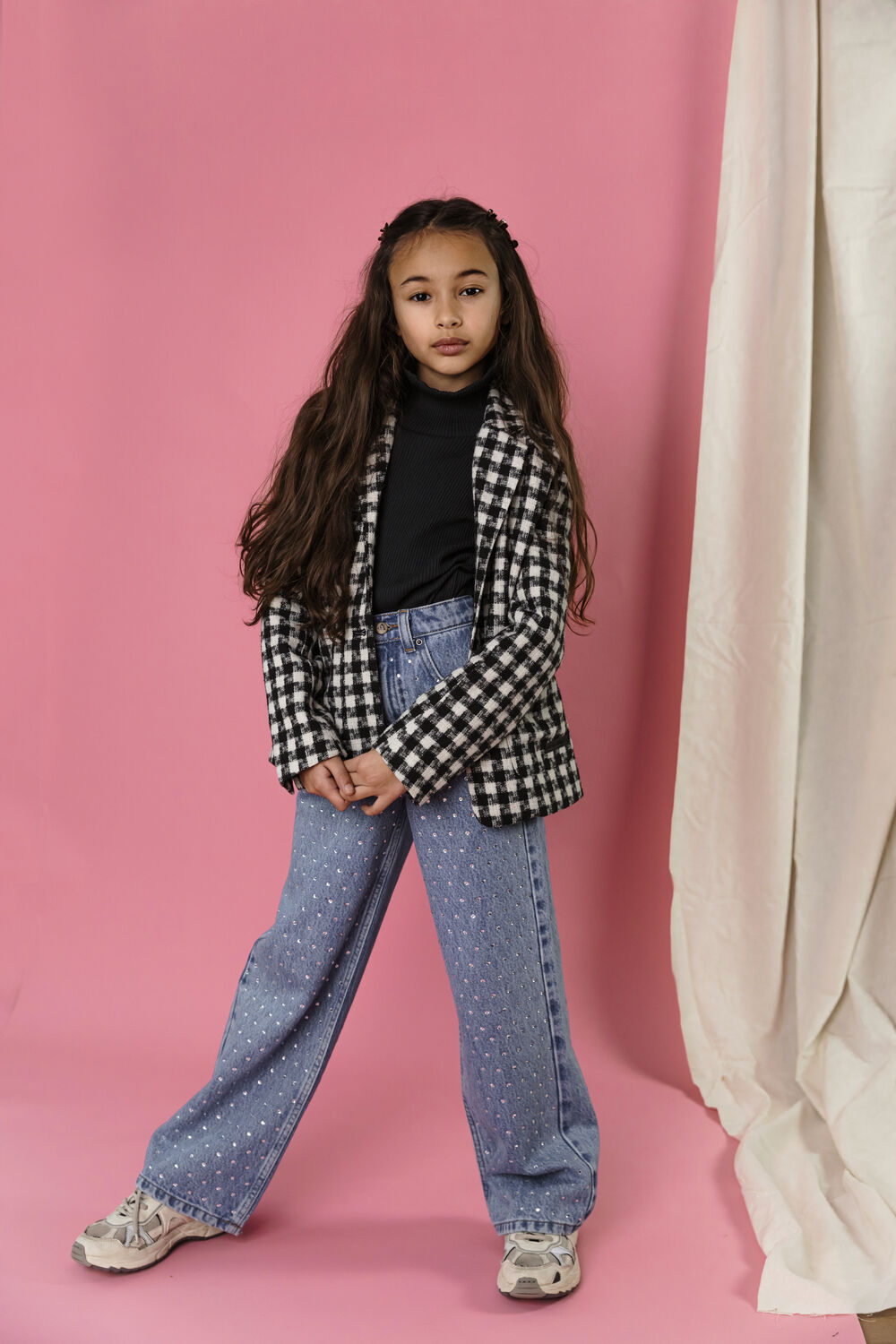 Blaue AMMEHOELA Wide jeans AM.NOOR.03 - large