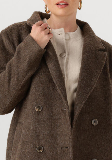 Braune OMODA ATELIER Mäntel OM-LOULOU COAT - large