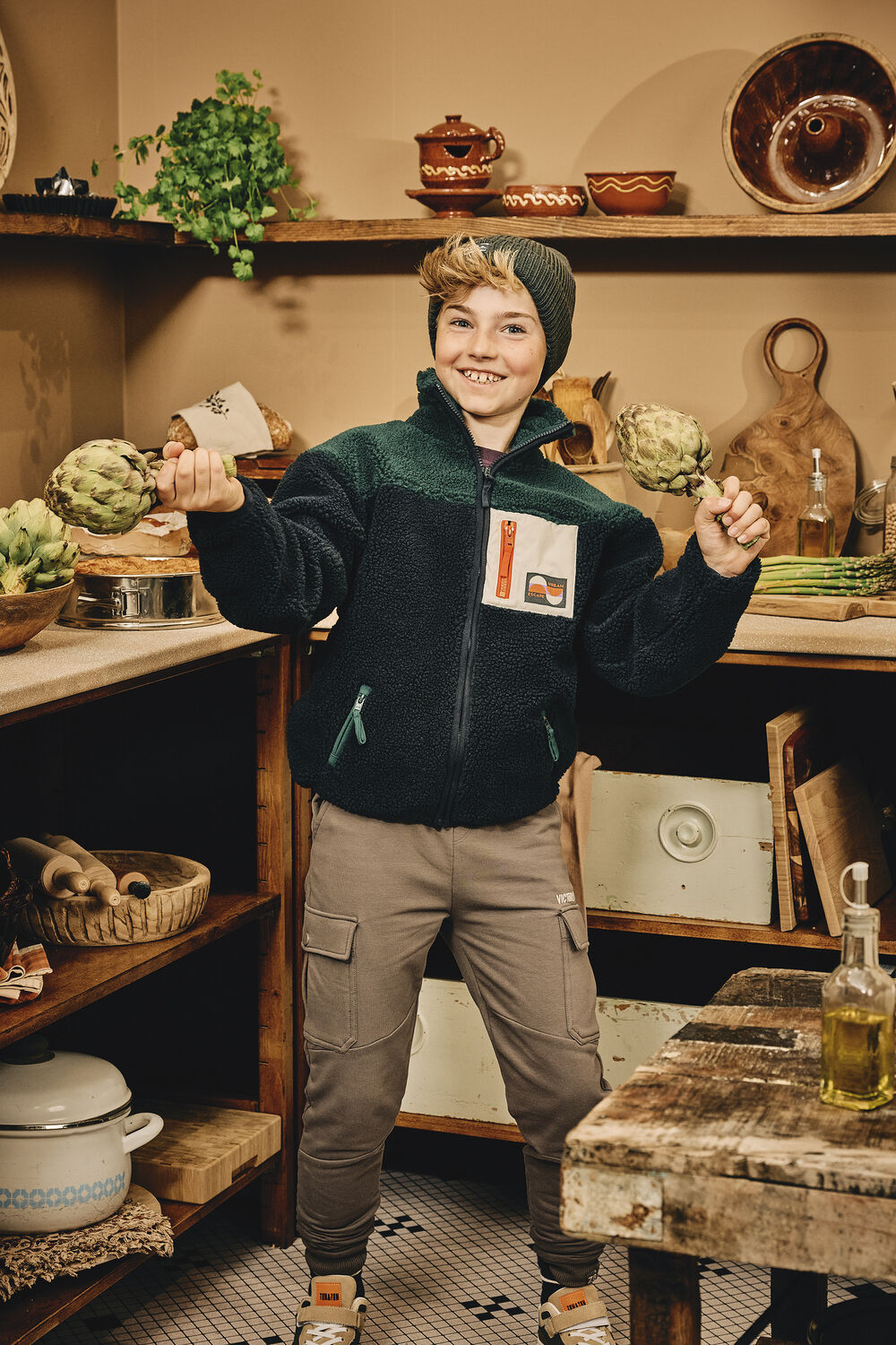 Braune Z8 Cargohosen COOPER - large