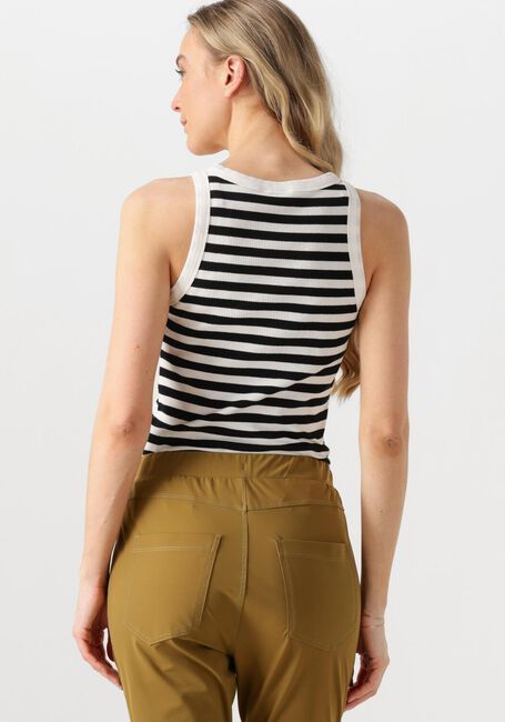 Schwarze PENN & INK Top SINGLET SMALL STRIPE - large