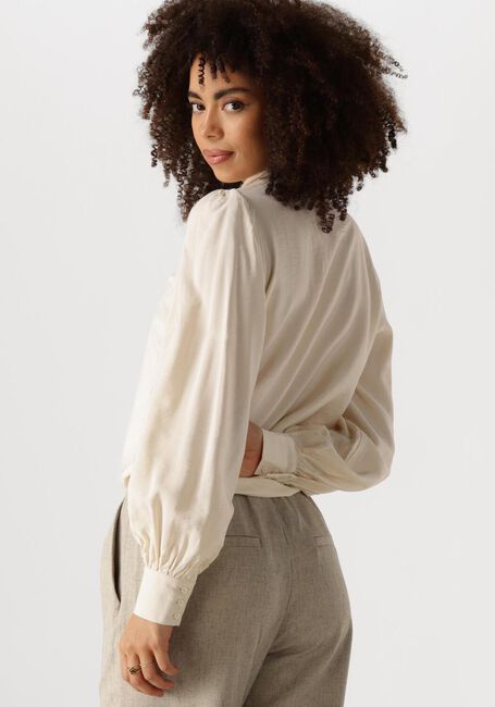 Creme Y.A.S. Blusen YASPIL LS BOW SHIRT - large