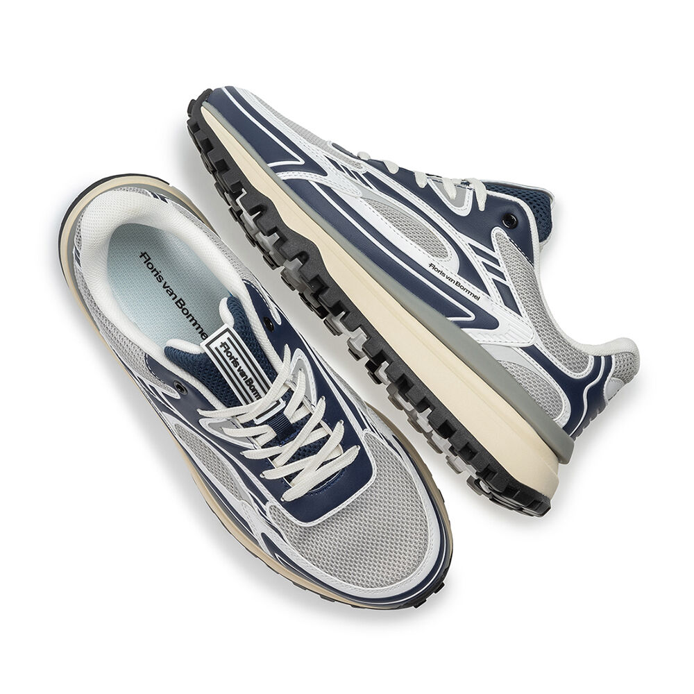 Blaue FLORIS VAN BOMMEL Sneaker Low DE GRIPPER 10211 - medium