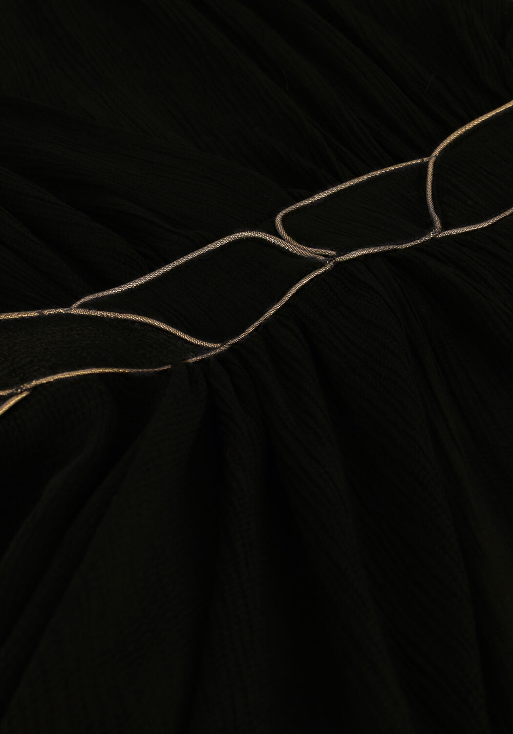 Schwarze LOUIZON Minikleid AMINE ROBE - large