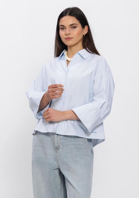 Blaue SELECTED WOMEN Blusen SLFESTER OVERSIZE 3/4 SHIRT - large