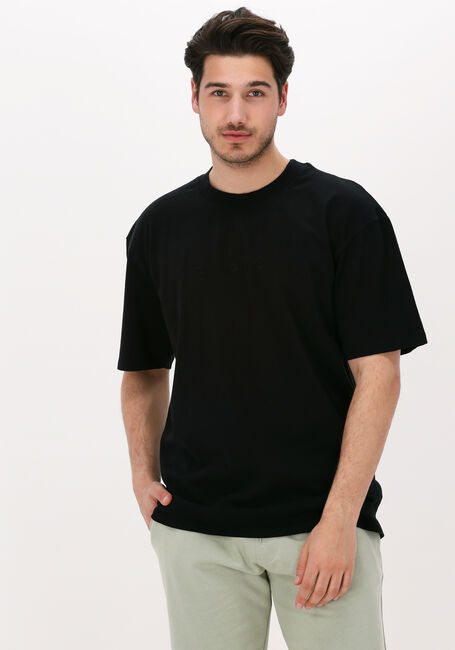 Schwarze EDWIN T-shirt KATAKANA EMBROIDERY TS - large