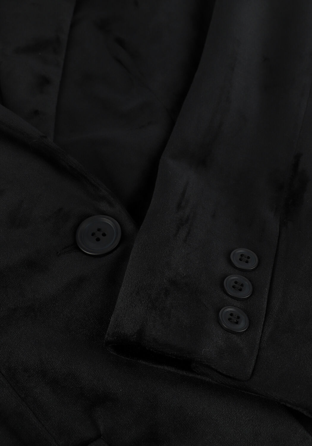 Schwarze NA-KD Blazer VELVET BLAZER - large