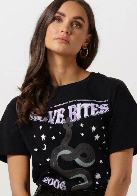 Schwarze GOOSECRAFT T-shirt GC LOVE BITES TEE - large