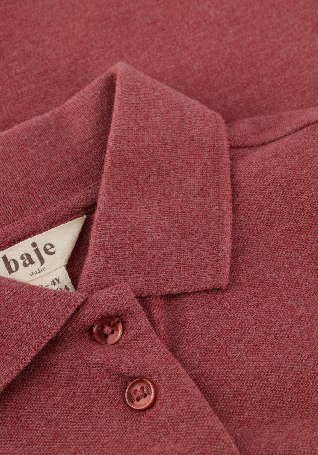 Rote BAJE STUDIO Polo-Shirt GIJON - large