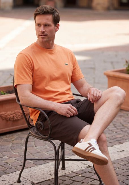 Orangene LACOSTE T-shirt COTTON T-SHIRT - large