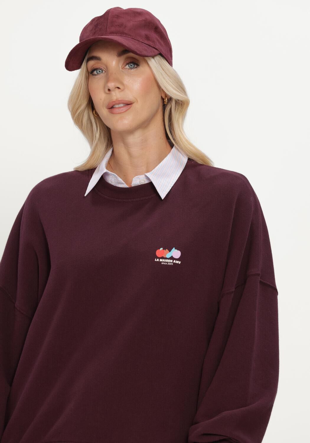 Braune AMERICAN VINTAGE Sweatshirt ATUBAY - large