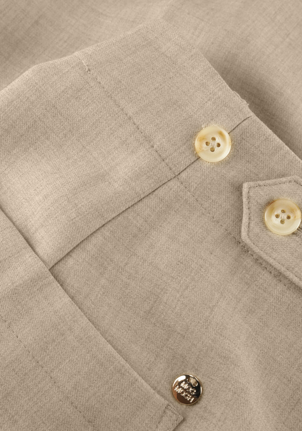 Beige MOS MOSH Hose MMLEYSA FLAIR PANT - large