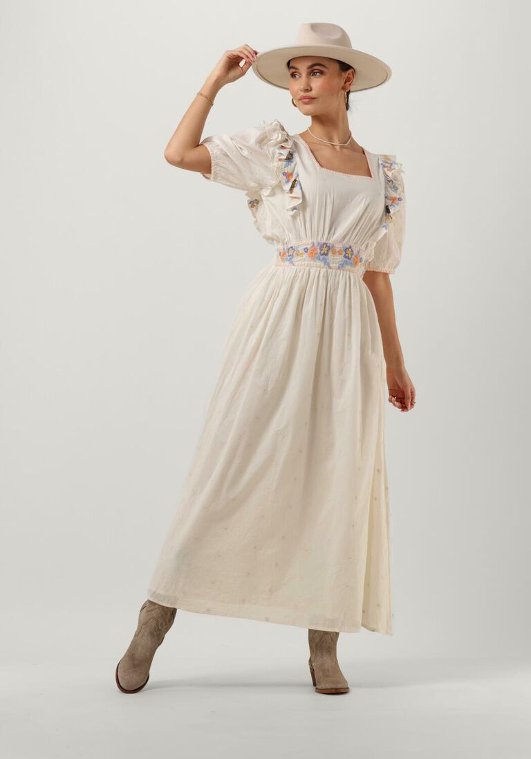 weiße louizon maxikleid batette