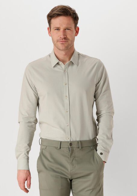 Grüne CAST IRON Casual-Oberhemd LONG SLEEVE SHIRT TEC DOBBY JERSEY STRIPE - large