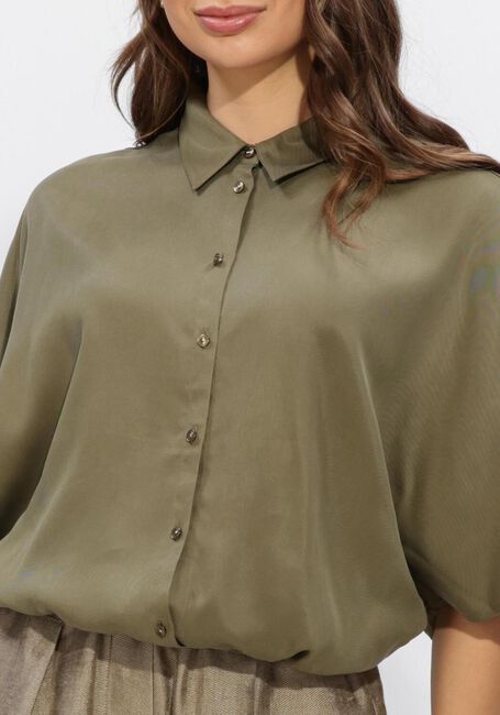 Olive ANOTHER LABEL Blusen ALRILA SHIRT S/S - large
