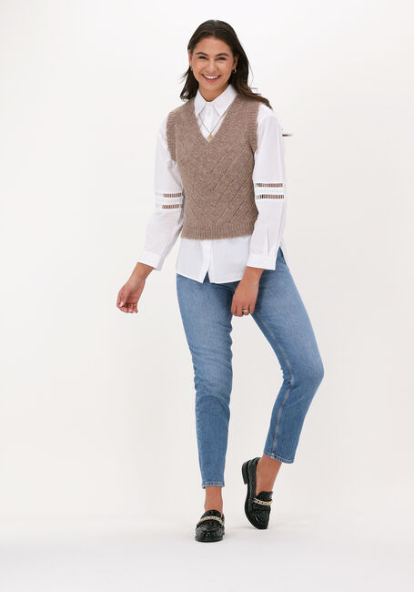 Beige NEO NOIR Spencer DIMITRI KNITT VEST - large