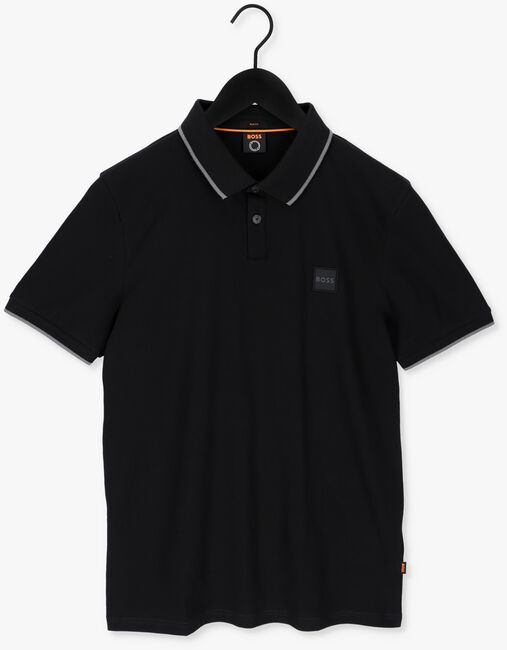 Schwarze BOSS Polo-Shirt PASSERTIP - large
