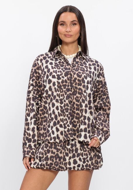 Mehrfarbige/Bunte ALIX THE LABEL Blusen LADIES WOVEN ANIMAL BLOUSE - large