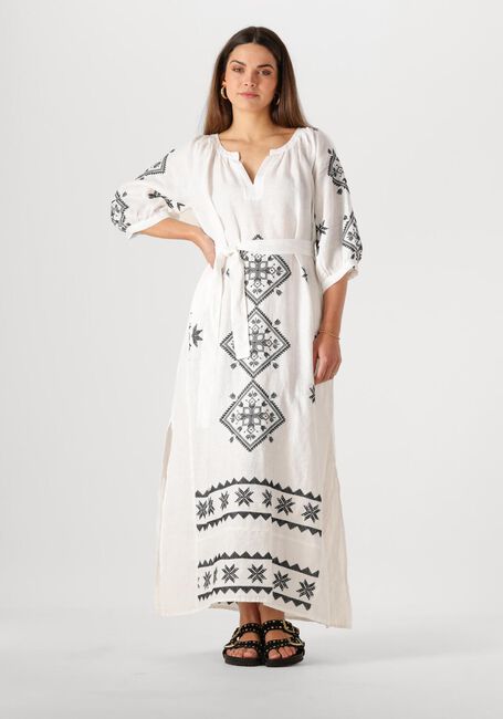Weiße GREEK ARCHAIC KORI Maxikleid 230652 - large