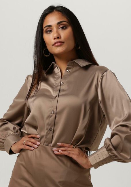 Taupe Y.A.S. Blusen YASPELLA LS SHIRT S. - large