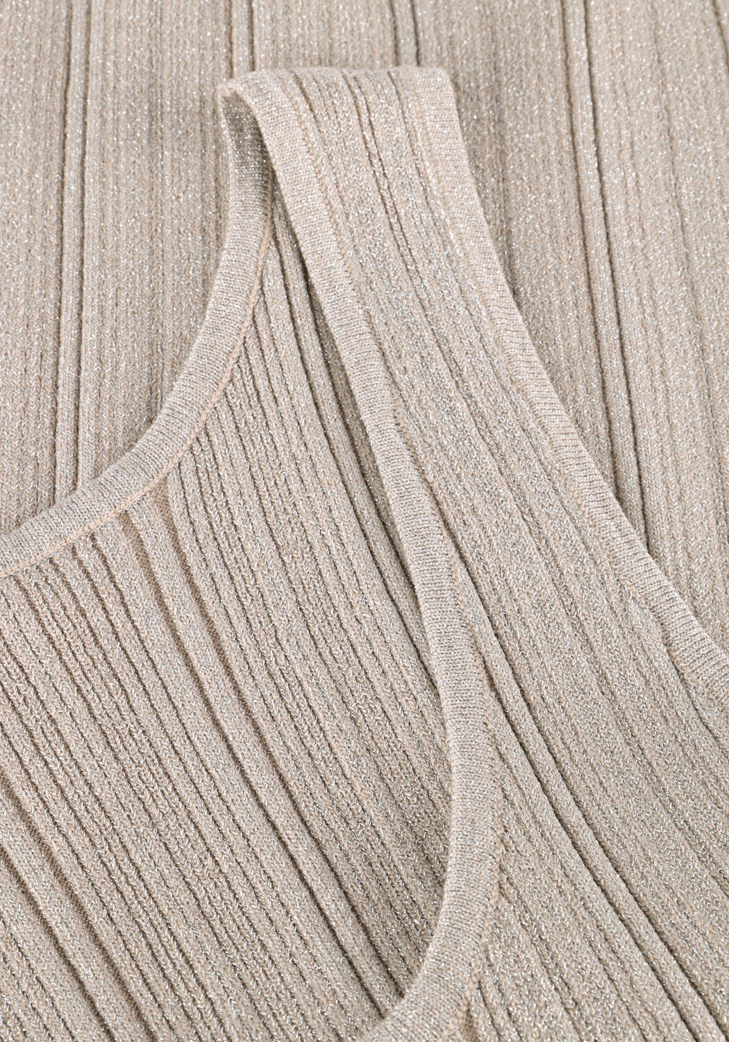 Beige NEO NOIR Top OLLIE KNIT TOP - large