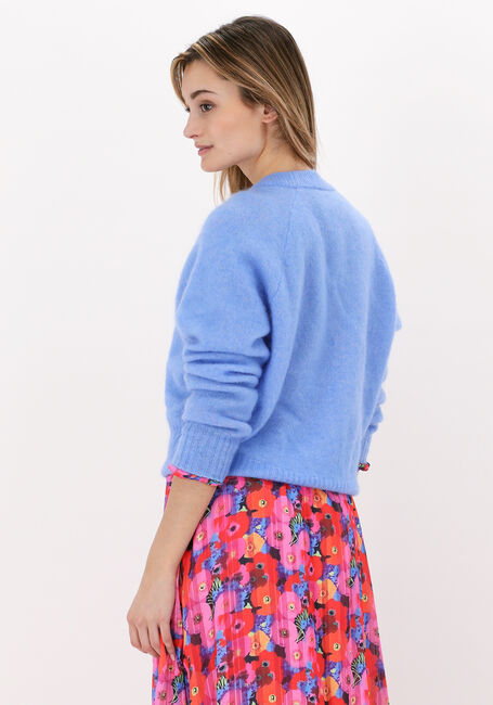 Blaue SECOND FEMALE Strickjacke BROOK KNIT BOXY CARDIGAN - large