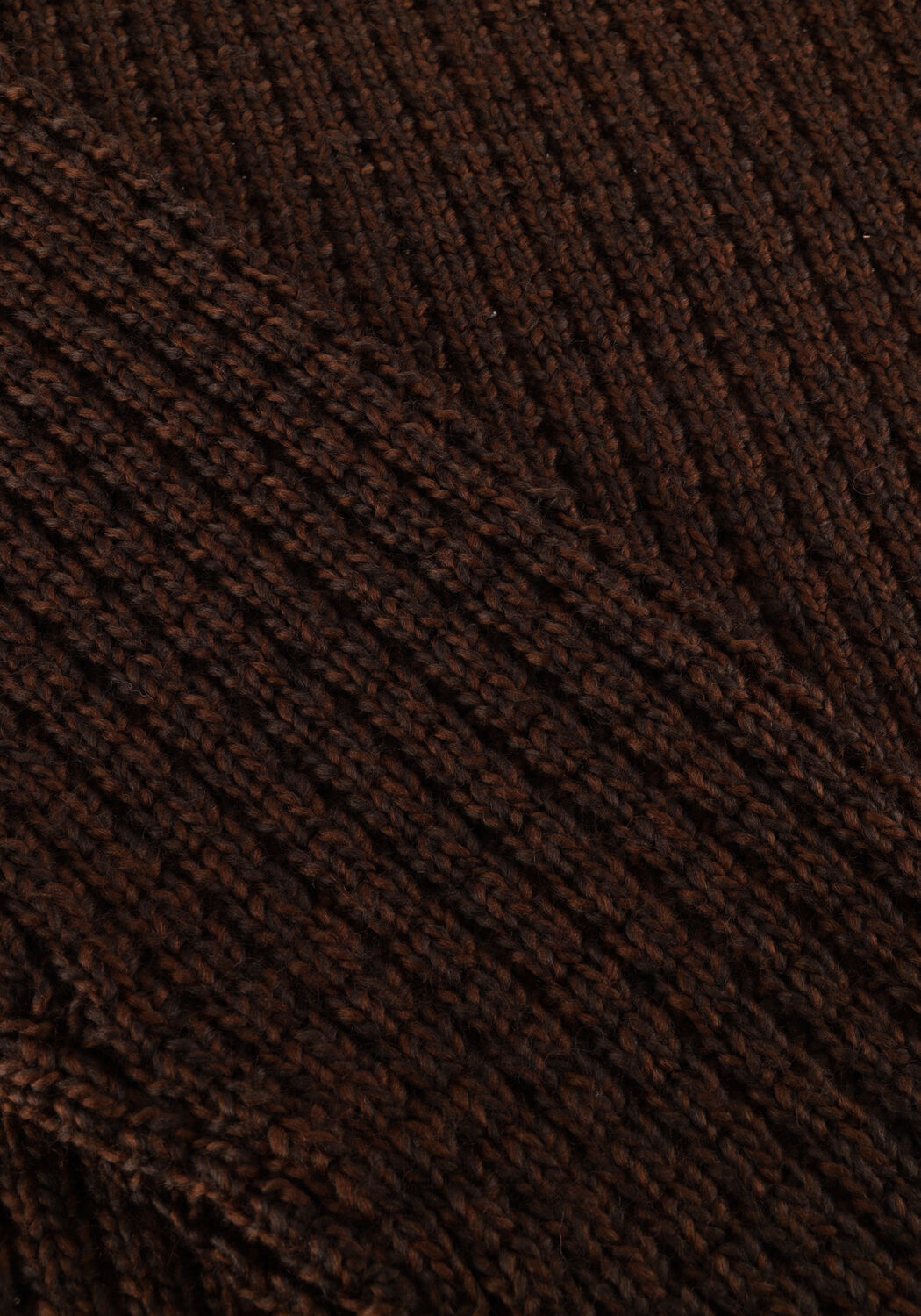 Braune ANERKJENDT Pullover AKSUNE STRUCTURE KNIT - large