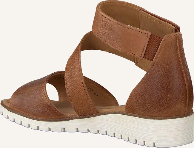 Cognacfarbene GABOR Flache Sandalen 582 Cognacfarbene GABOR Flache Sandalen 582 - large