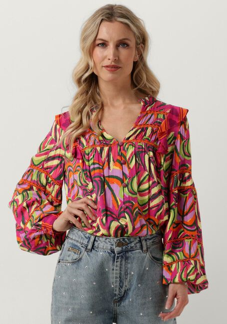 Mehrfarbige/Bunte HARPER & YVE Blusen JESS-LS - large