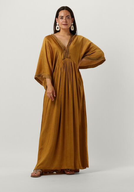 Braune MES DEMOISELLES Maxikleid VOLRA - large
