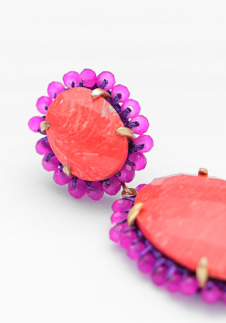 Fuchsie LOTT. GIOIELLI Schmuck CE SI PENDANT EARRING DOUBLE L - large