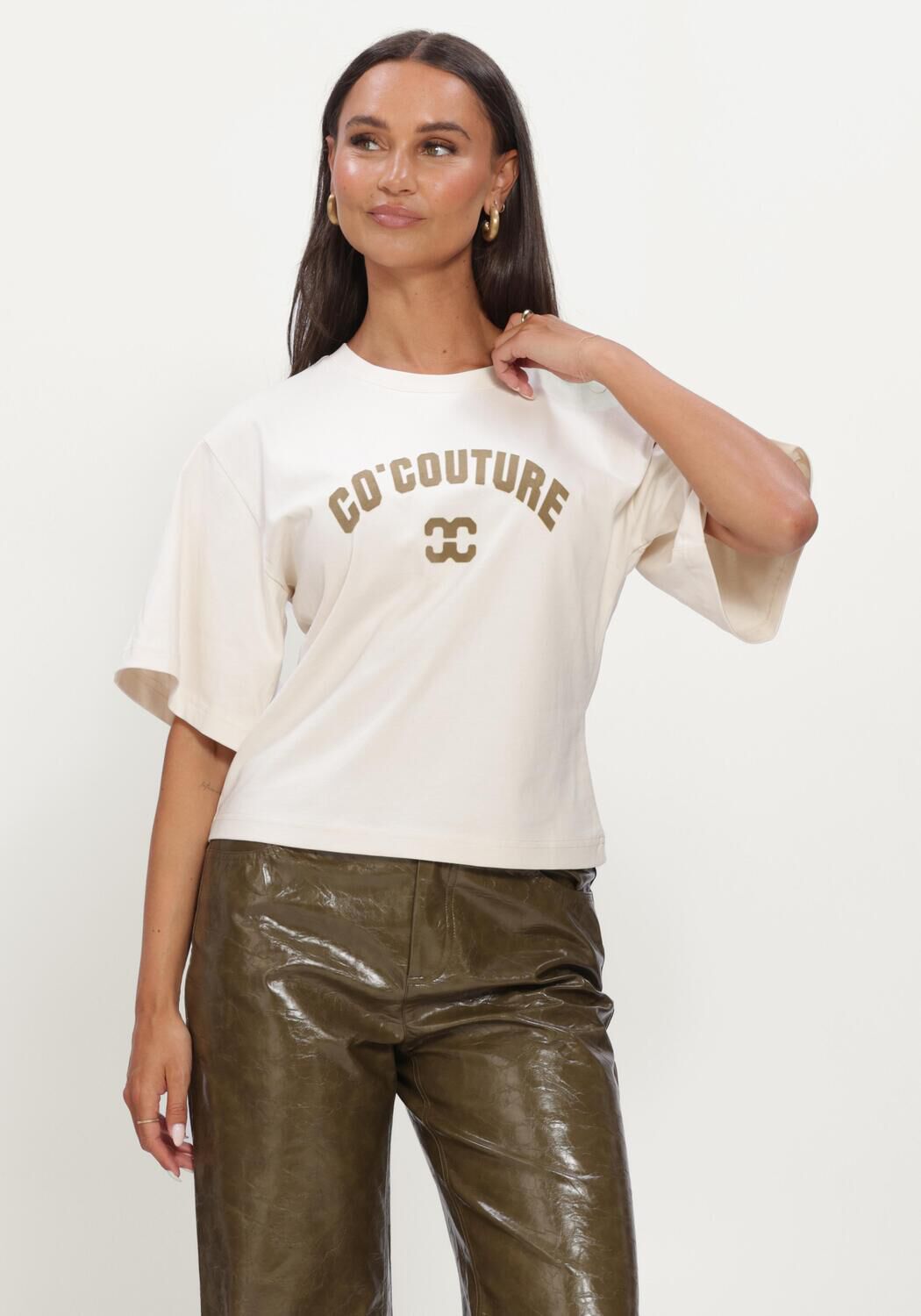 Nicht-gerade weiss CO'COUTURE Tops & T-shirts 43013 ZENGACC TEE O-NECK - large