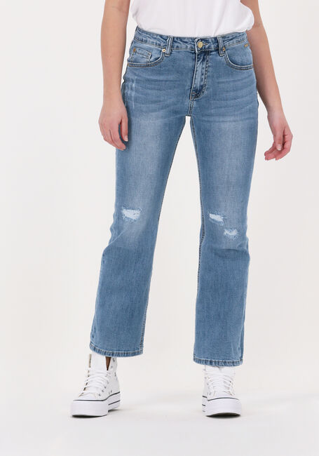 Blaue SUMMUM Bootcut jeans BOOTCUT CROPPED JEANS TWILL ST - large
