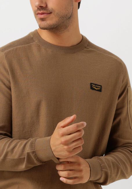 Braune PME LEGEND Pullover R-NECK AMERICAN CLASSIC KNIT - large
