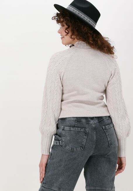 Beige OBJECT Pullover IVY L/S KNIT PULLOVER - large