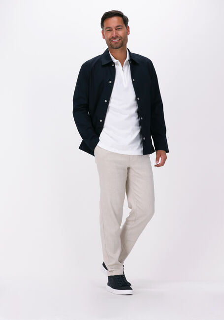 Wei&szlig;e SELECTED MEN Polo-Shirt SLHFAVE ZIP SS POLO B - large