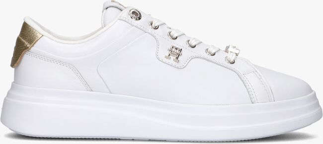 Weiße TOMMY HILFIGER Sneaker low POINTY COURT HARDWARE - large