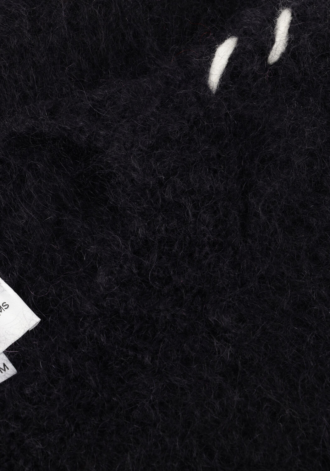 Schwarze AMERICAN DREAMS Pullover CATIO MOHAIR STITCH PULLOVER - large