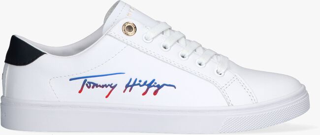 Weiße TOMMY HILFIGER Sneaker low TH SIGNATURE CUPSOLE - large
