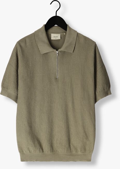Grüne FORÉT Polo-Shirt MOMENT HALF ZIP KNIT - large