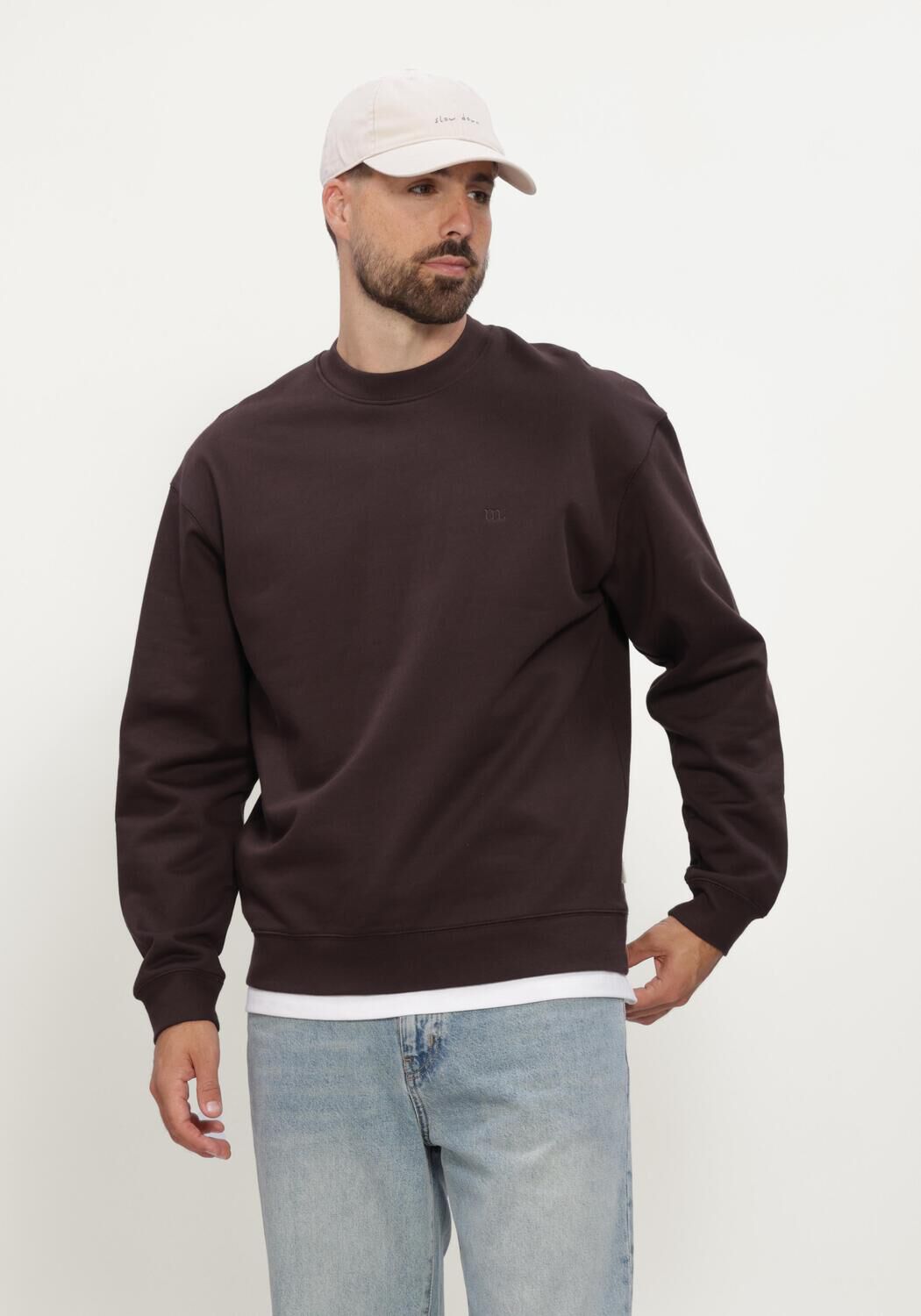 Braune MACED Sweatshirt M-AXEL