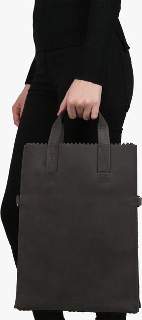 Schwarze MYOMY Handtasche FOLD - large