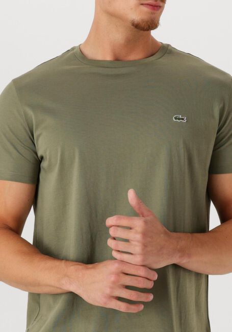 Khaki LACOSTE T-shirt 1THT1 MENS TEE-SHIRT 12 - large