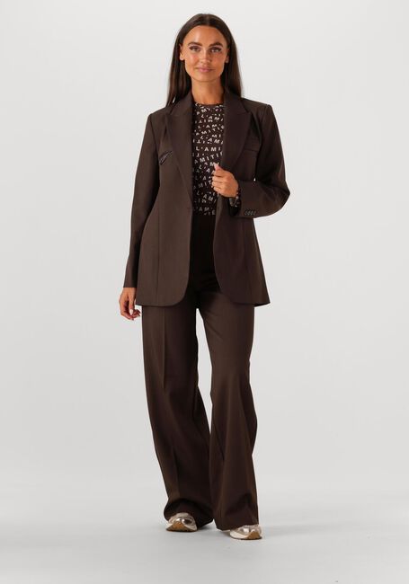 Braune HAUTE L'AMITIÉ Hose PREMIERE PLAIN TALL PANT - large