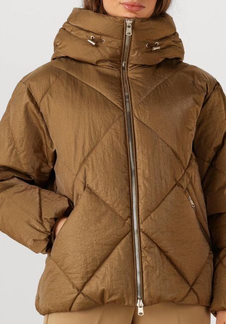 Bronzefarbene BEAUMONT Wattierte Jack NOWY PUFFER JACKET - large