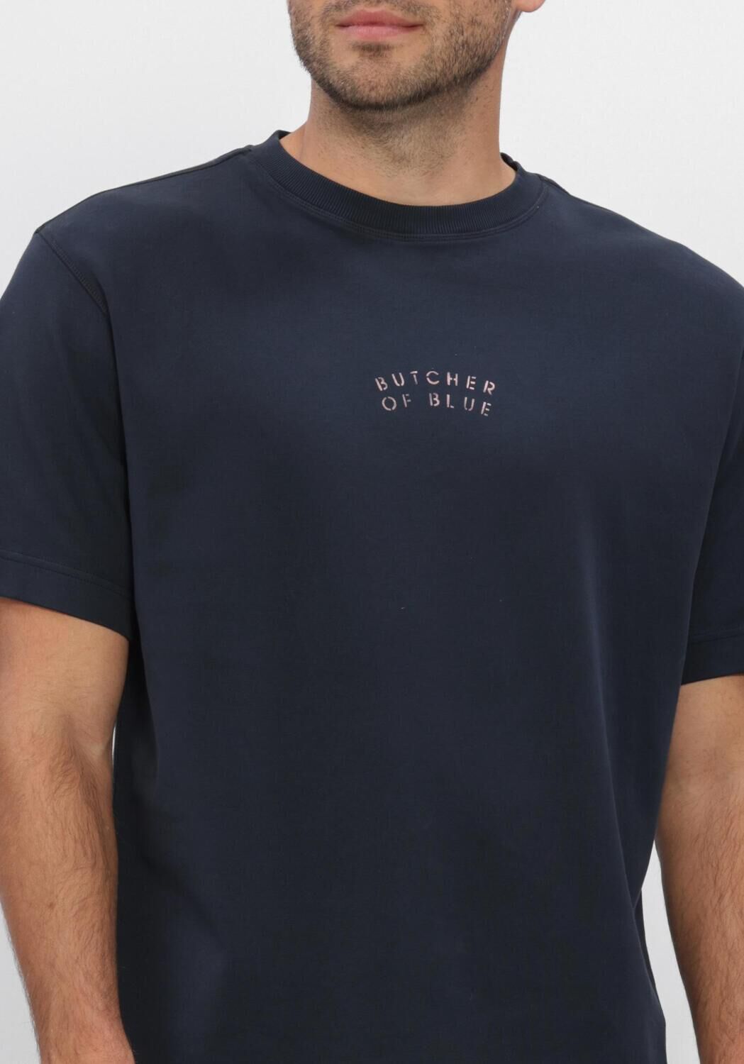 Dunkelblau BUTCHER OF BLUE T-shirt MERCER LAYER LOOSE TEE - large