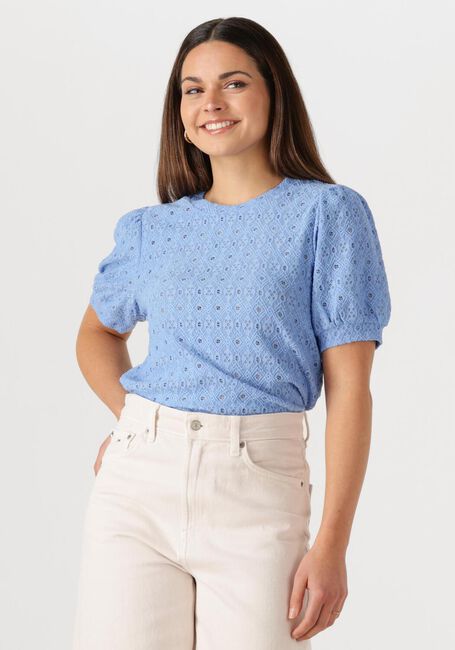 Blaue OBJECT T-shirt OBJLAILA S/S RE TOP - large