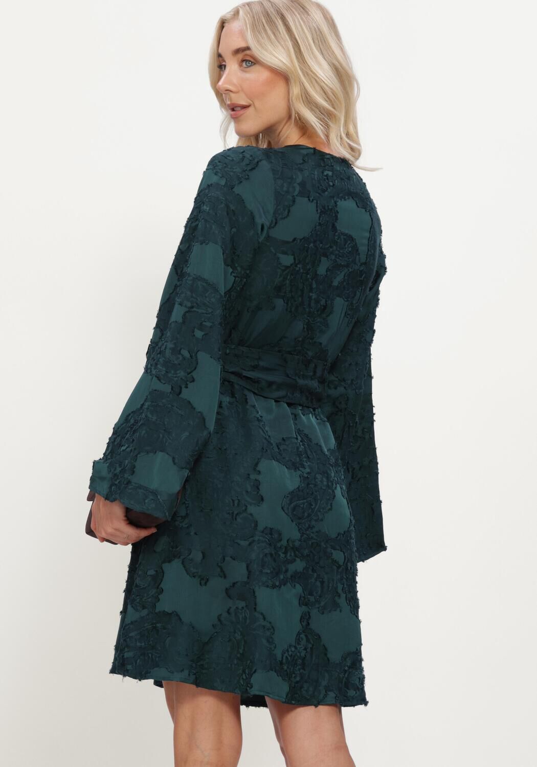 Dunkelgr&uuml;n FREEBIRD Minikleid DANINA - large